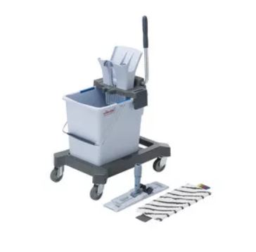 Dweilkar vileda starterskit met emmer op wiel + hendelpers starterskit