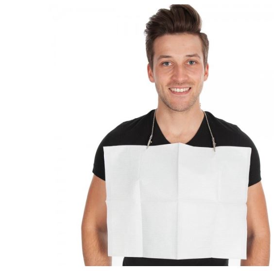 Dental onderleggers,  patient servet.