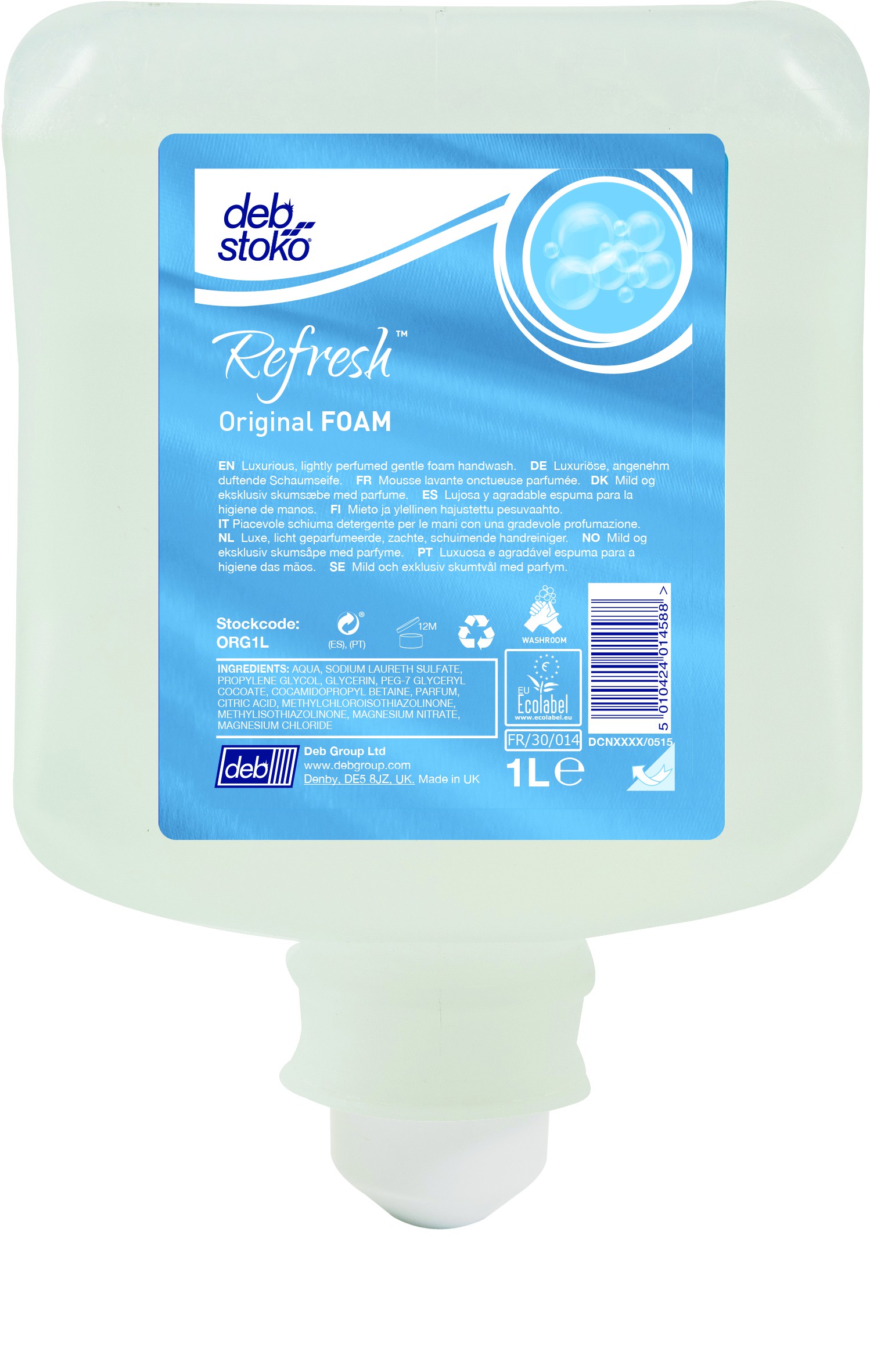 Deb zeep original foamzeep vulling patroon