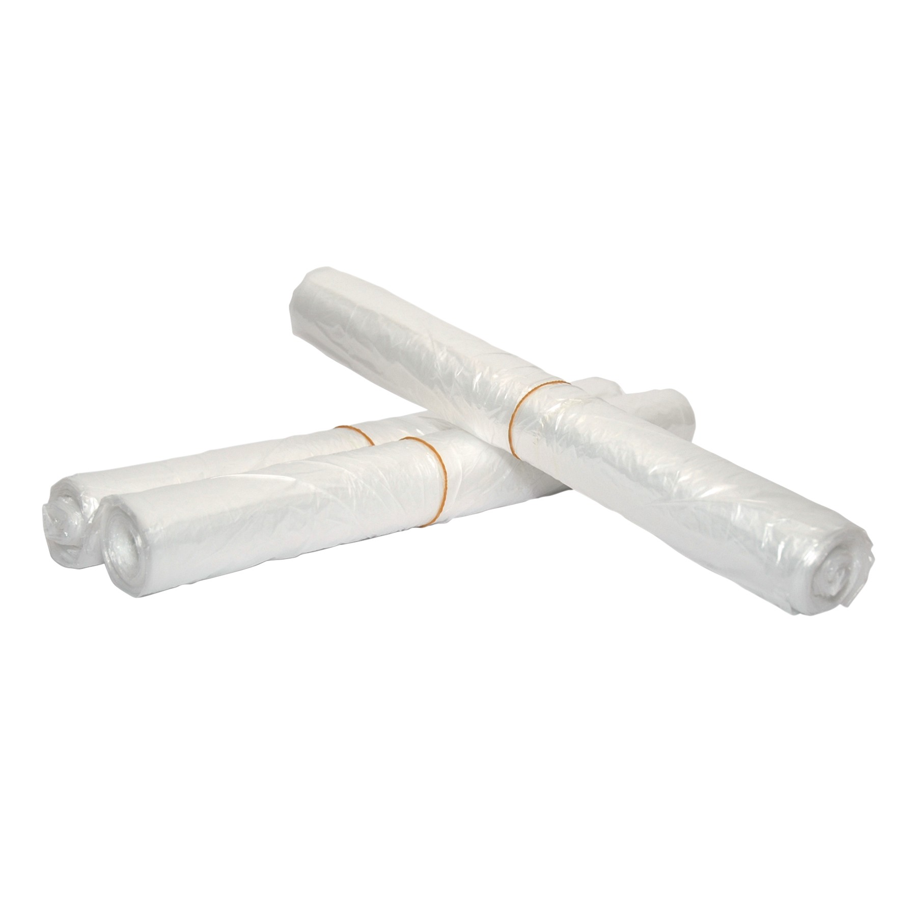 Pedaalemmerzak 20L HDPE Transparant – Rol à 50 stuks