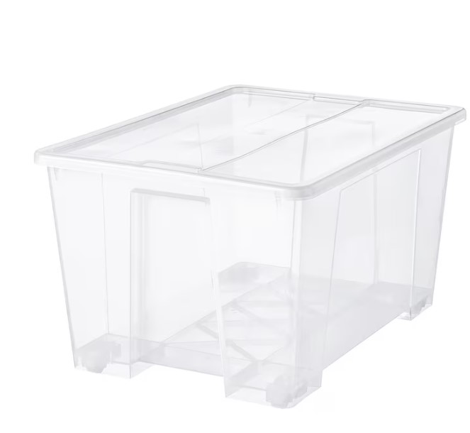 Opslagbak met deksel