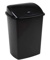 Afvalbak met swingdeksel klein 8 liter