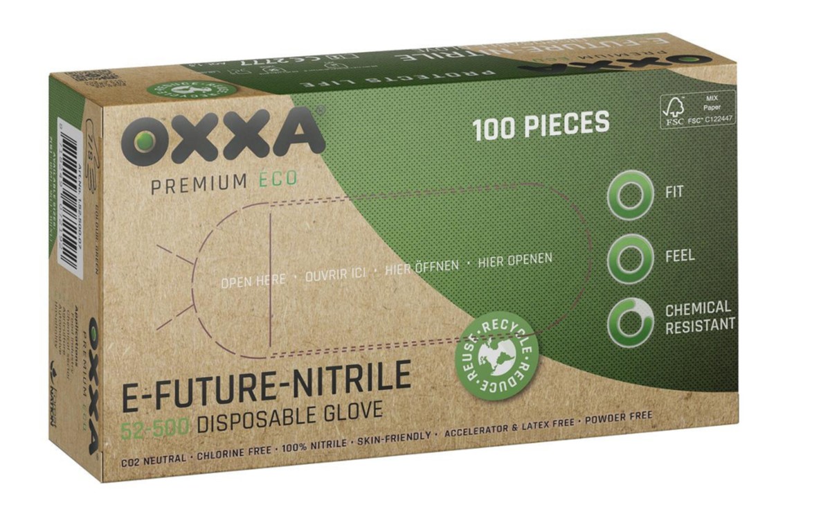 Oxxa siliconen vrije wegwerphandschoen 52-500